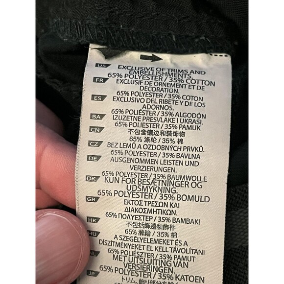 5.11 Tactical Pants Womens 8 Black Cargo Utility Polyester Blend Work Pockets - Picture 12 of 12